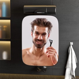 TOUCHBeauty Shower Mirrors for Men, 3X Magnification Shaving Mirror with Razor Holder, Bathroom Accessories for Men & Women 11" Size Version2.0