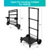 OUPES Portable Hand Truck with Telescopic Handle - All-Terrain Wheels