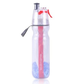 Botella de Agua con Rociador de 500 Ml, Botella de Agua Deportiva Portátil, Botella de Agua a Prueba de Fugas para Ciclismo, Correr, Montañismo, Senderismo, Gimnasio, Escalada