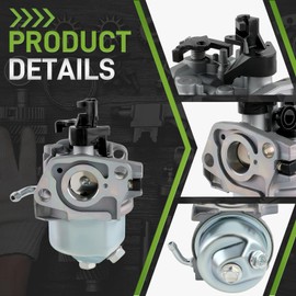 Carbbia 16100-ZG9-M12 Carburetor w/Tune up Compatible with Honda GXV140 HR215 HRB215 HRM215 HRC215 6865059 BE52BD Lawnmowers Engines Carb Assembly 6865059 16100ZG9M12 Lawn Mowers