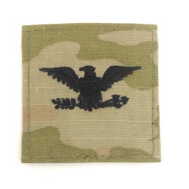 US Army OCP Rank 2x2 With Hook Fastener - O6 Colonel