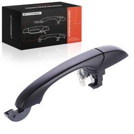 A-premium - Manija de Puerta Exterior Trasera Izquierda del Lado del Conductor Compatible con Dodge Journey 2009-2010, Avenger 2008-2014 y Chrysler 200 2011-2014, Sebring 2007-2010 Sedan, Negro Liso
