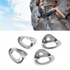 4 Pair Climbing Hanger Stainless Steel Wear Resistant High Load
