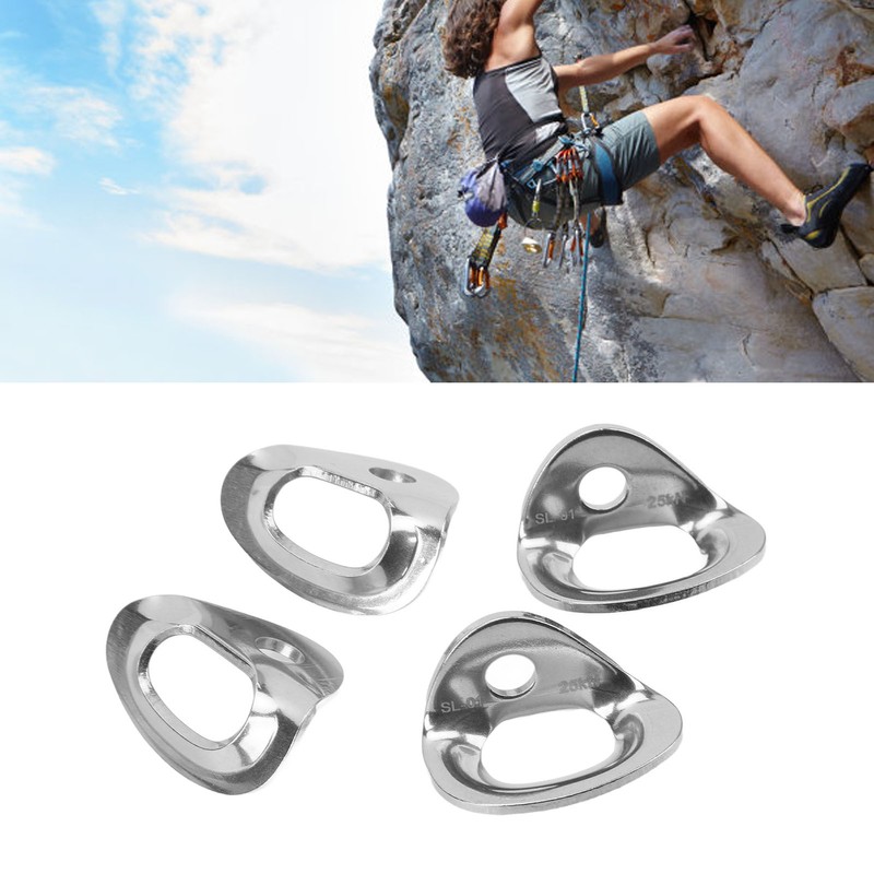 4 Pair Climbing Hanger Stainless Steel Wear Resistant High Load