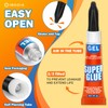 Super Glue Gel Clear Non-Drip, 24 X 3g All Purpose