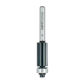 Trend Trade Guided Trimmer, 1/4 Inch Shank, 12.7mm Cut Diameter & 25.4mm Cut Length, Tungsten Carbide Tipped, TR26X1/4TC