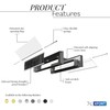 Xfort MailPlate Surround 12" Letterplate White, Premium Draught Proof Postal