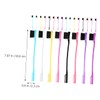 Baluue 24pcs Essential Makeup Tool Eyebrow Brush Comb Double-ended Smoothing