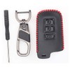 BKY Toyota Exclusive Smart Key Case, Leather, Beige, Harrier Camry,