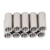 10 Pcs Round Coupling Nut M10x1.5 L35mm Stainless Steel Round