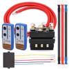 Torkettle 12V 500A Winch Solenoid Contactor Relay,Wireless Twin Remote Control