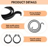 MSMXCS 10 Pack Door Handle Spring Replacement Repair Kit,2.8 Turns