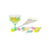 YöL Pack of 6 Plastic Cocktail Dessert Glasses Blue Green