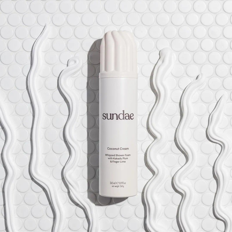 Crema De Coco Con Espuma De Ducha Batida Para El