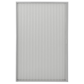 RecPro RV Pleated Folding Shower Door and Frame | Sliding, Retractable, Wrinkle Free (Gray, 60" x 57")