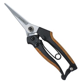 KAKURI GardeningPro 70265 Cork Handle Bud Shears, Total Length 7.9 inches (200 mm), Anti-Slip Cork Handle