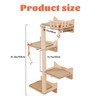 MIUZMORE Wall Mounted Cat Tree - 7 PCS Cat Wall
