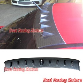 BestRacingMotors For 2001-2007 Mitsubishi EVO 7 8 9 Vortex Style Roof Spoiler Wing (Carbon Look)
