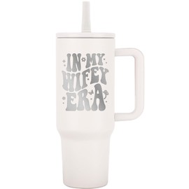 JETIKON Bridal Shower Gifts for Bride In My Wifey Era 40oz Tumbler with Lids Straws Bride Wifey Cup Bride Gifts Bachelorette Gifts for Bride to Be Wedding Gifts for Bride Engagement Gifts for Her