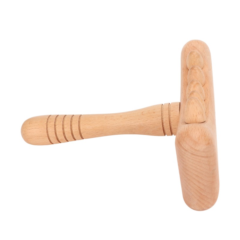 Wooden Gua Sha Tool Portable Rounded Edges Wood Scraping Massage