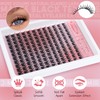 JIMIRE Natural Lash Clusters Wispy Cluster Eyelash Extensions 9-12MM Volume