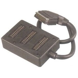 SX03 SCART splitter box 3-way with lead, Blister