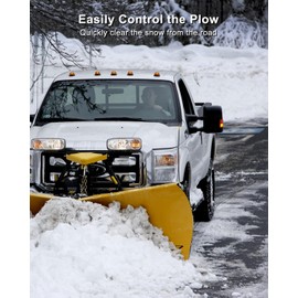 Plow Side Control Harness Compatible with CM100 EX75 EX80 EX85 EX90 MD68 Models, Snow Plow Control Wire Harness Replace 16160400