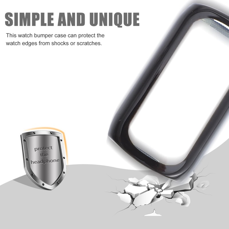 CAXUSD Luxe Watch Full Coverage TPU Case 2pcs Watch TPU