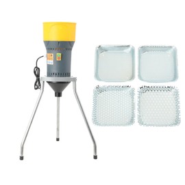 Electric Corn Mill Grinder, 25L/6.6Gal Dry Grain Mill Grinder with 5 Sieves, Detachable Bucket, 1000W Dust-free Flour Mills, Wheat Mill Grinder for Home and Farm Feed Grinding, Molino De Maiz