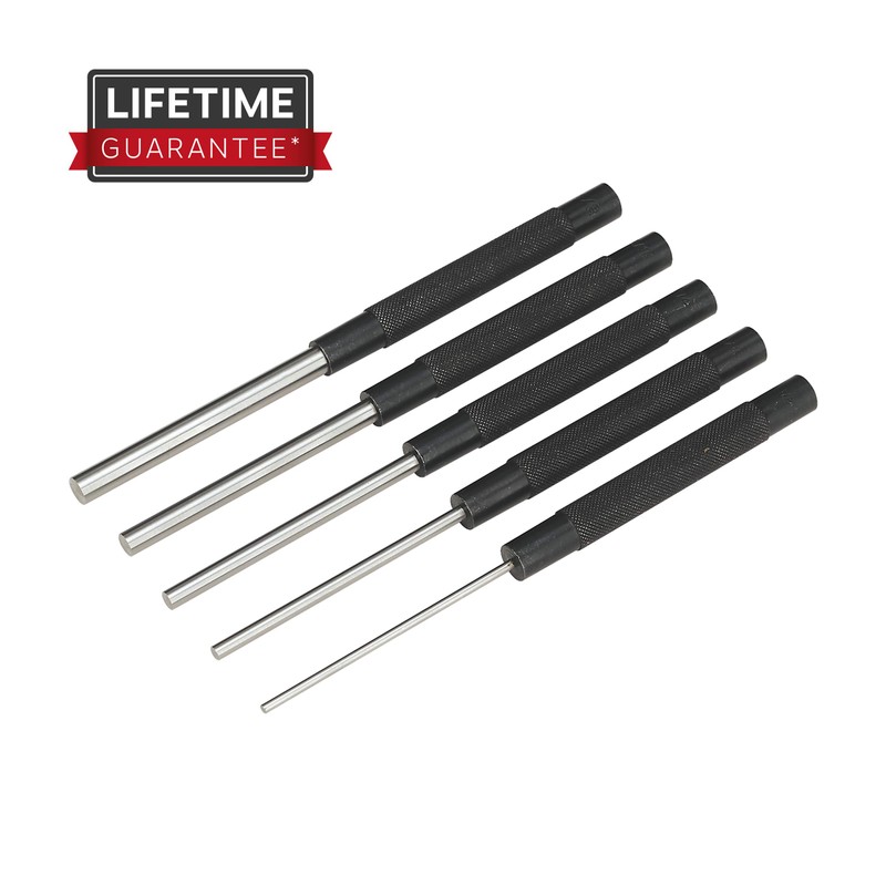 Sealey AK9124 Long Pattern Parallel Pin Punch Set, 5 Pieces
