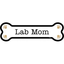 Lab Mom Dog Bone Car Fridge Magnet 2x7 Great Quality NEW USA Made Waterproof