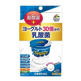 Unimatricorn Yogurt, Lactic Acid Bacteria + Lactic Acid Bacteria, 30 Packets, 200 mg x 40 Tablets