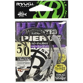 RYUGI HHP088 Heavy Weighted Pierce Hook #5/0 1/8oz. Fishing Hook