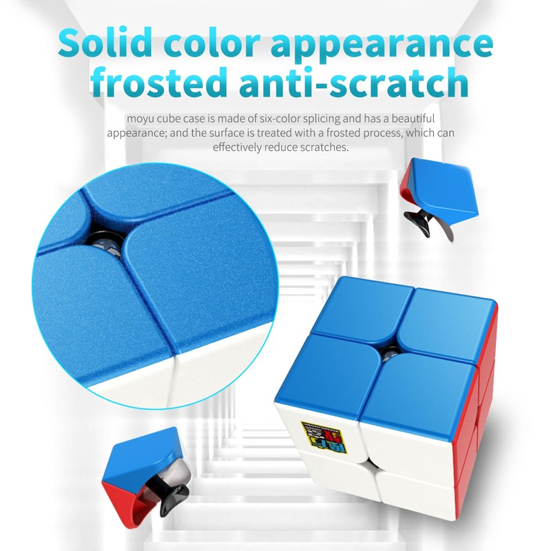 Moyu Meiong2 Magic Cube 2x2 Traditional Speed Puzzle Cubing Classroom