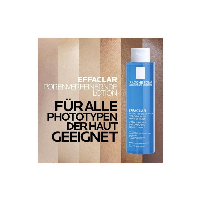 La Roche-Posay Effaclar Astringent Face Toner for Oily Skin, 6.76