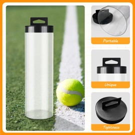 kowaku Tennis Ball Can Pickleball Canister Tennis Tube with Lid Portable Ball Container Storage for Golf Training Accessories