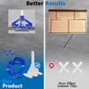 Deuvuo Tile Leveling System 1mm, 300 Pcs Revolutionary 1mm Tile