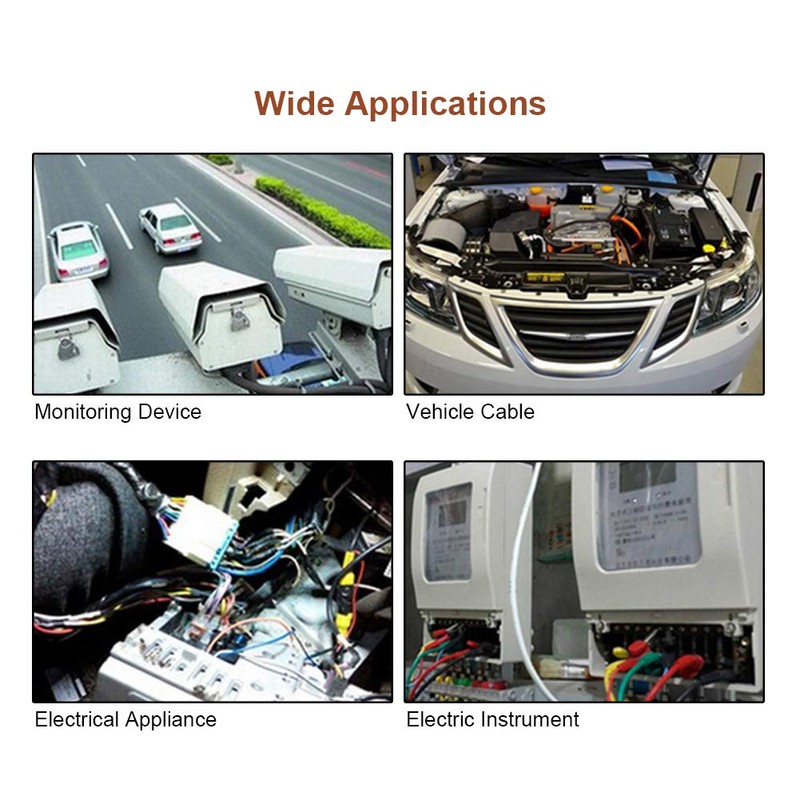 Keenso High Temperature Resistant Automotive Wiring Harness Tape Wiring Loom