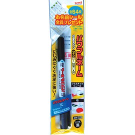 三菱鉛筆 uni 油性 なまえペン パワフルネーム 細字丸芯+極細 黒 [10本セット] PNA155T1P.24