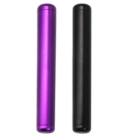 Pack of 2 Joint Case Joint Tube, 110 mm Joint Case, Joint Case Kingsize Metal Aluminium Odour-Proof Joint Storage Joint Container Joint Case Tube for Carrier Transport