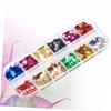 IWOWHERO DIY Nail Art Sequins for Manicure Decorative Stickers for