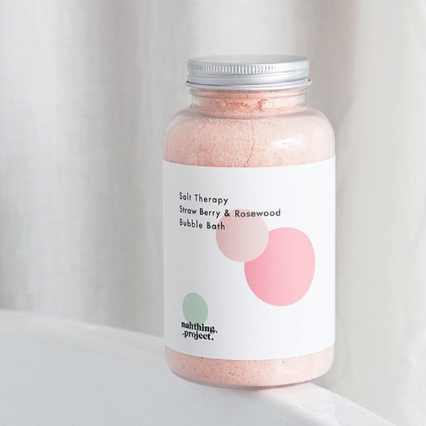 Nahthing Project Salt Therapy – Strawberry & Rosewood Bubble Bath