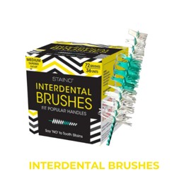 Staino Interdental Brushes Refill û Ultrafine Tapered Brush - 36 2-Brush Units/Box