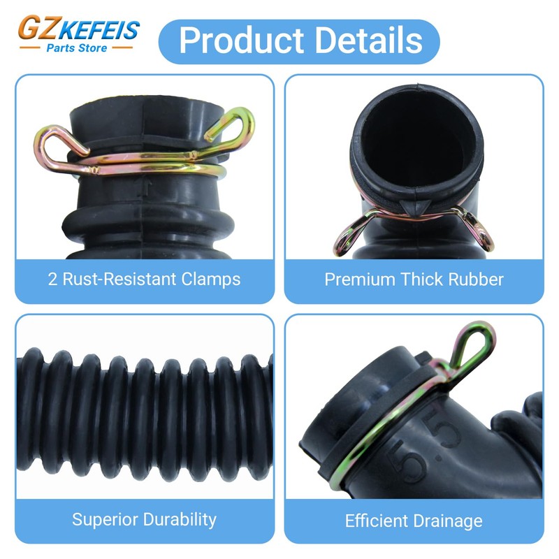 AEM75152901 Washer Drain Hose Replacement Compatible with LG, Kenmore Front
