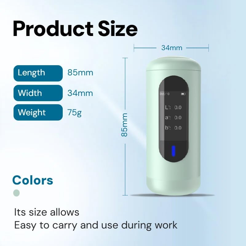 EberSpec Mini 4 Pro Portable Colorimeter,Color scanning Device - Digital