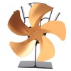 5 Blade Heat Powered Stove Fan Fireplace Fans Self Generating