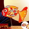 Cute Paper Lanterns for Chinese New Year 2pcs 3D Fish