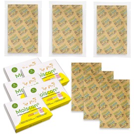 Wisesorb 62% Two-Way Humidity Control Packs, 67 Gram 25 Pack for Storing 1 lb, Size 67 Moisture Control Packets Individually Wrapped, Humidifier Packs for Storage Containers