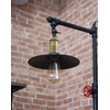QWORK E26/E27 Lamp Socket, On/Off Vintage Rotary Turn Knob Lamp