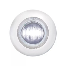 GCC 1 1/8" 3 LED Dual Function Mini White LED Clear Lens Light Lamp Clearance Marker